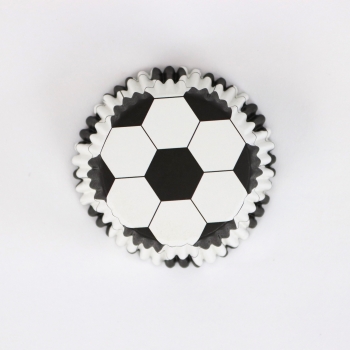 Cupcake Backförmchen - Fussball